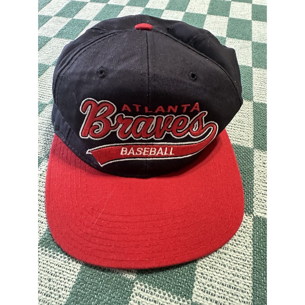 VTG Atlanta Braves Starter SNAP BACK HAT OG Wool MLB B